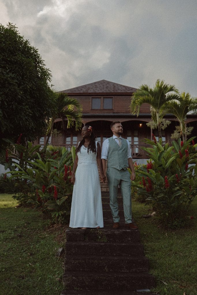 Photo pris par un photographe de Guadeloupe, spécialiste des mariages, photos de couples ou en famille, ou photo de mise en valeur immobilière, pour restaurants, artisans. Photo de CW Photographe